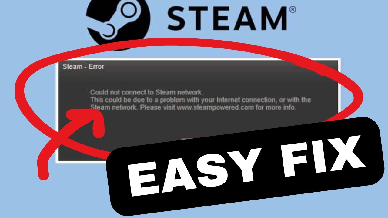 How to Fix Steam Network Connection Error (2024 OFFICIAL Method)