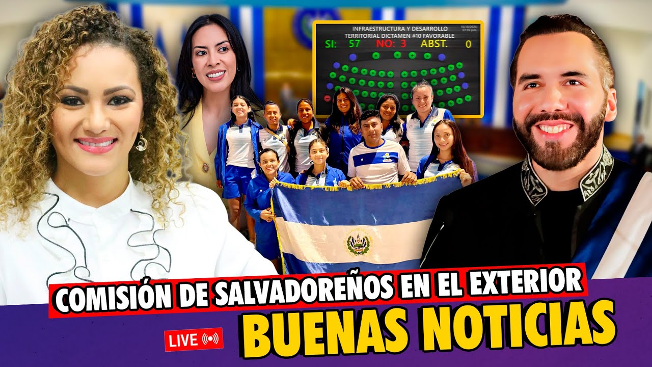 🚨 EN VIVO: Comisión de Salvadoreños en el Exterior - Reunión de emergencia por orden de Nayib Bukele