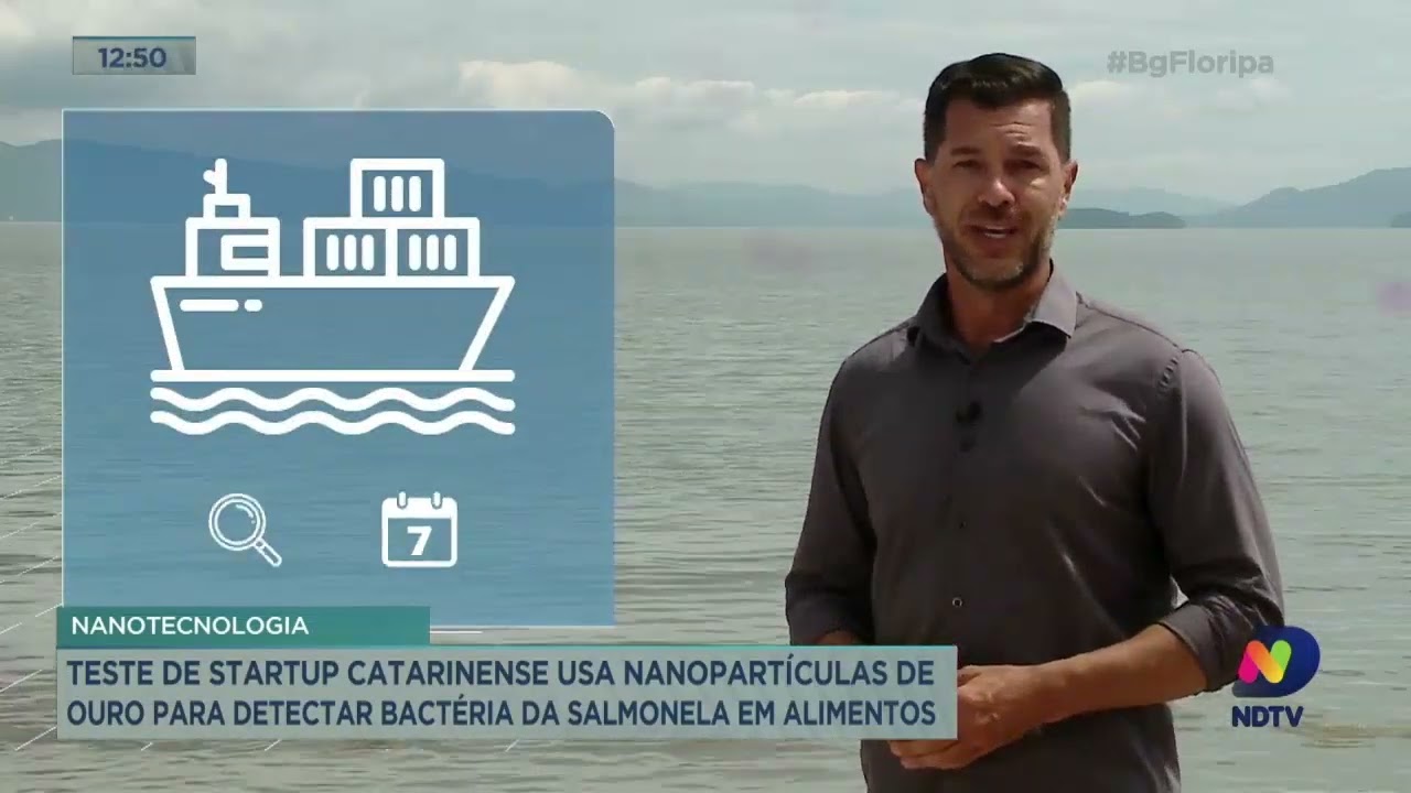 Startup catarinense usa nanopart&iacute;culas de ouro para detectar bact&eacute;ria da salmonela em alimentos