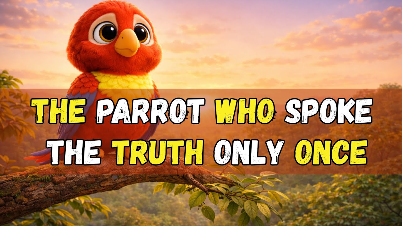 Learn Kindness & Honesty | The Parrot Who Spoke the Truth Only Once  | Truth Build Trust
