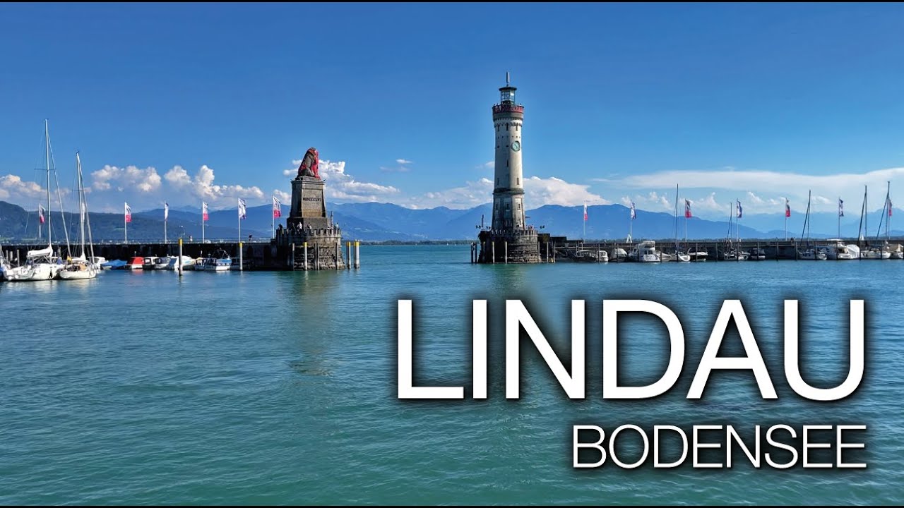 LINDAU 🇩🇪 Germany - Walking Tour in 4K UHD