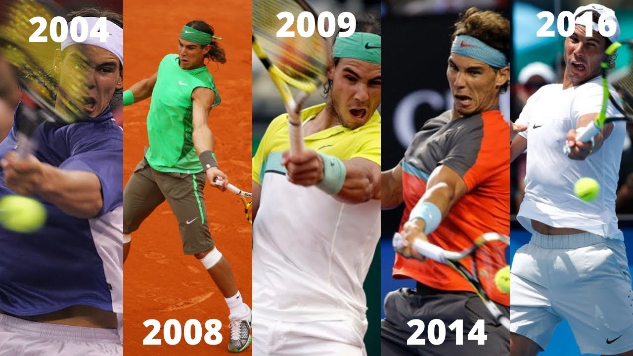 Rafael Nadal - Forehand Evolution