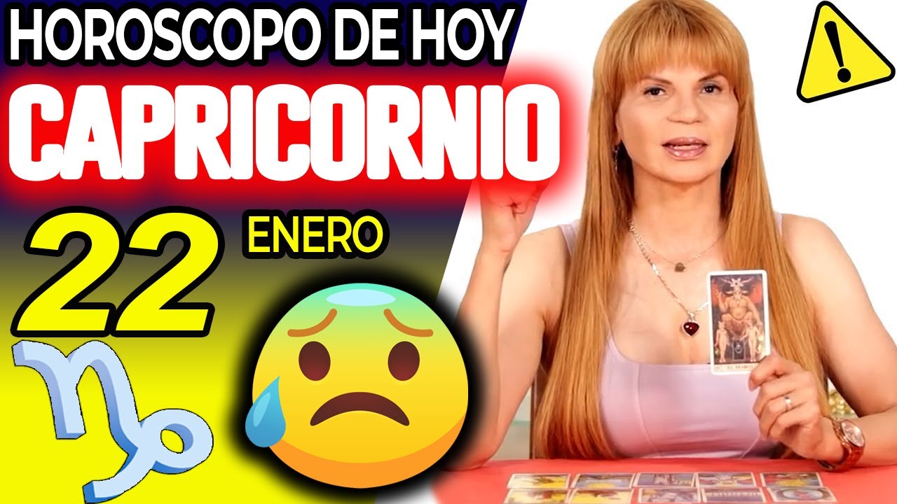 CAPRICORNIO ♑TE VA A DAR UN INFARTO❗️😰PROXIMAS 48 HORAS⏳ Horóscopo De Hoy 22 De Enero 2026 | Mhoni