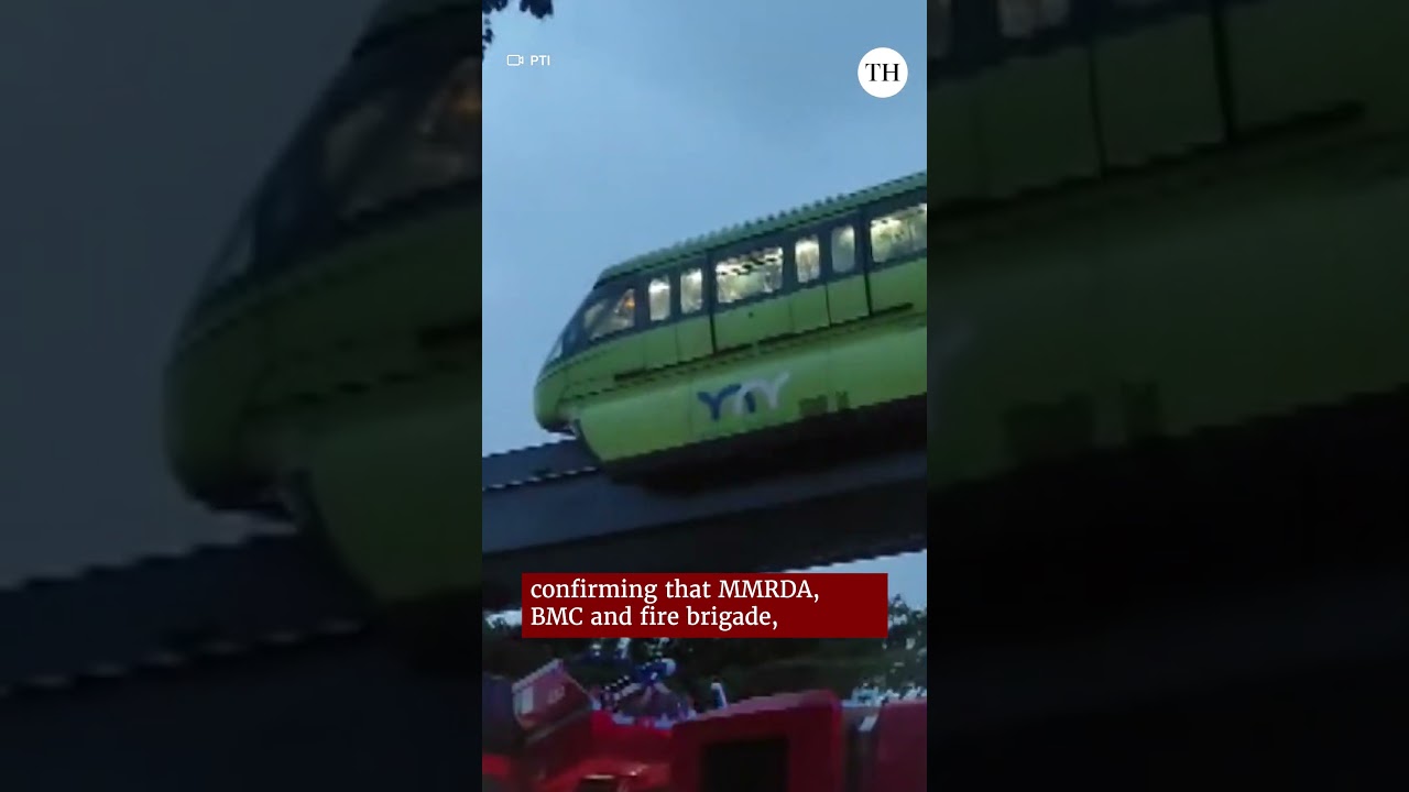 Mumbai monorail breaks down amid heavy rain