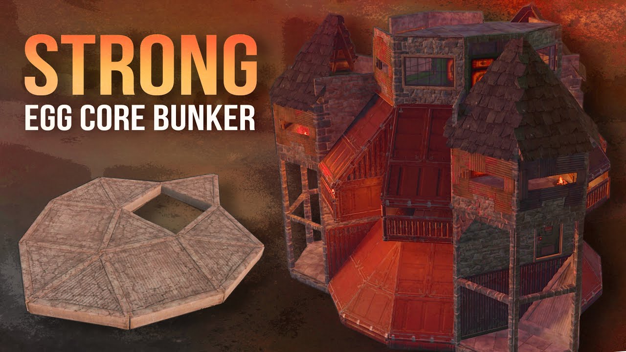 Фараон — мой УНИКАЛЬНЫЙ бункер для соло/дуэта/трио | Rust Base Design