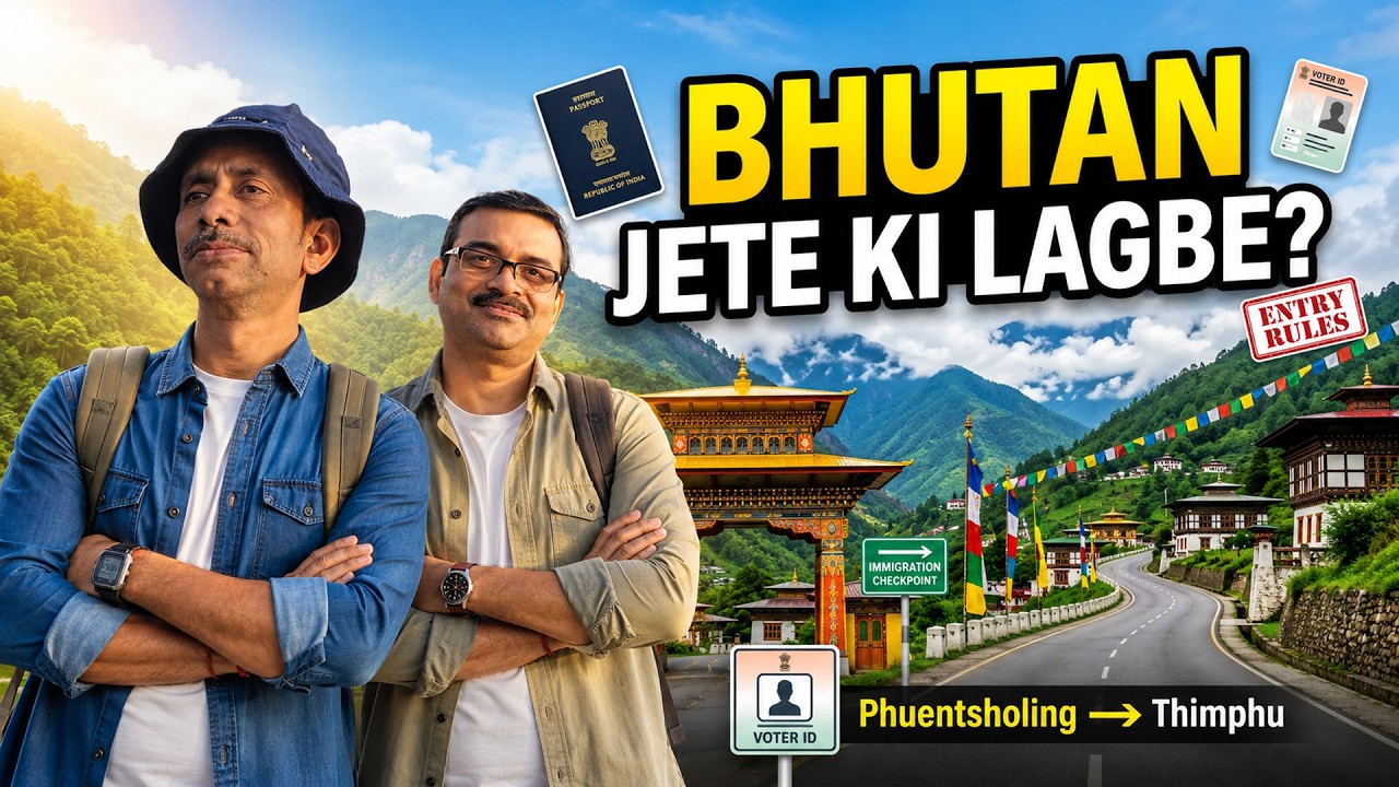Bhutan Jete Ki Ki Lagbe? | Bhutan Entry Rules, Permit & Phuentsholing to Thimphu Journey (2026)