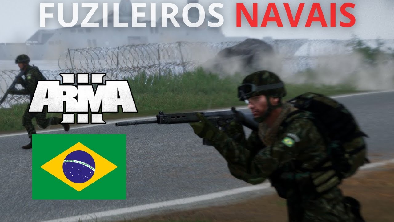 FUZILEIROS BRASILEIROS Conquistam Cidade Portuária em Tanoa! Campanha Brasileira do Arma 3 – Ep 2