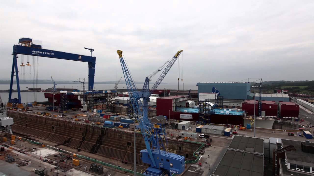 HMS Queen Elizabeth full build timelapse