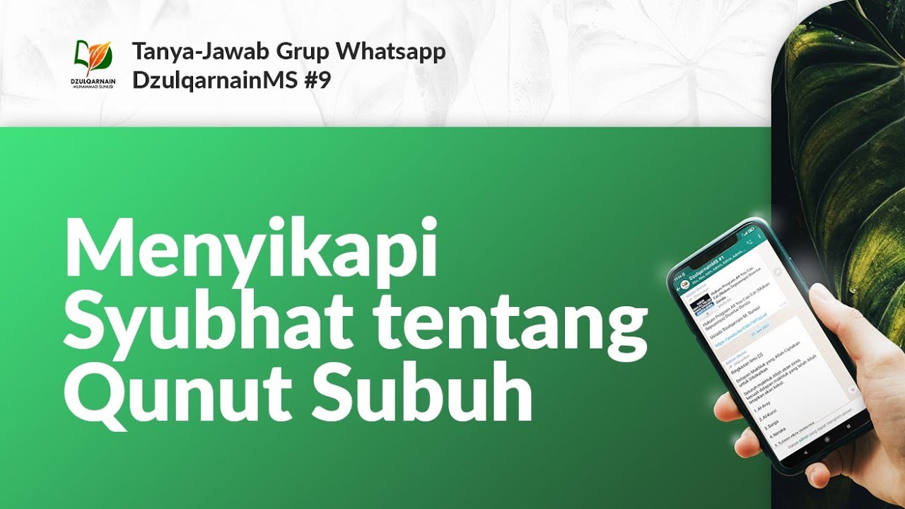 Menyikapi Syubhat tentang Qunut Subuh