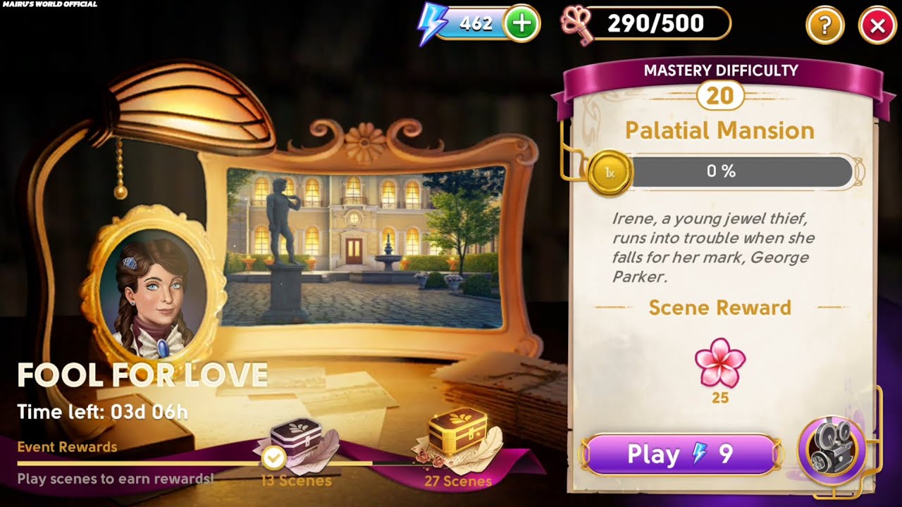 June's Journey Secrets 24R Scene 20 Palatial Mansion Silhouette Mode 4K ULTRA HD