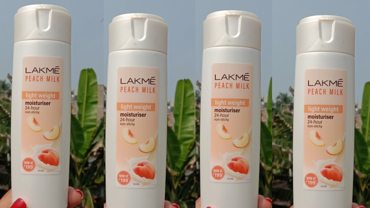 new launching Lakme peach milk lightweight moisturiser