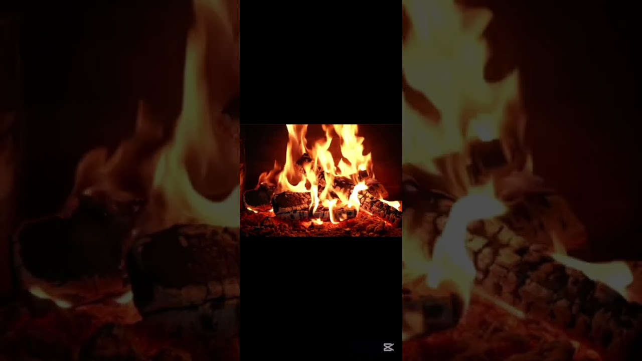 Şömine ateşi 🔥 cozy fireplace. #fire #romantic #keşfet 