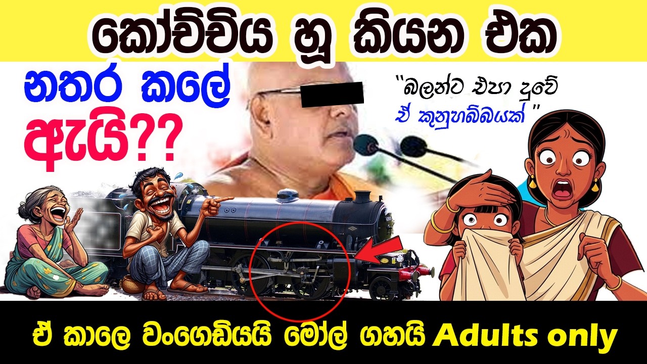 Lesson 1057–දැන් කාලෙ කෝච්චි හූ කියන්නැත්තෙ ඇයි??  English in Sinhala| Ideal guide to English