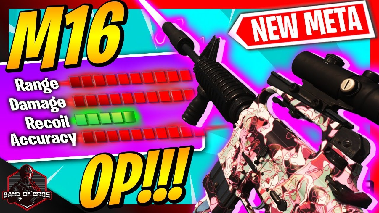 THIS IS THE NEW META in WARZONE! Best NO RECOIL M16 Class Setup | Max Damage, Range and FAST ADS