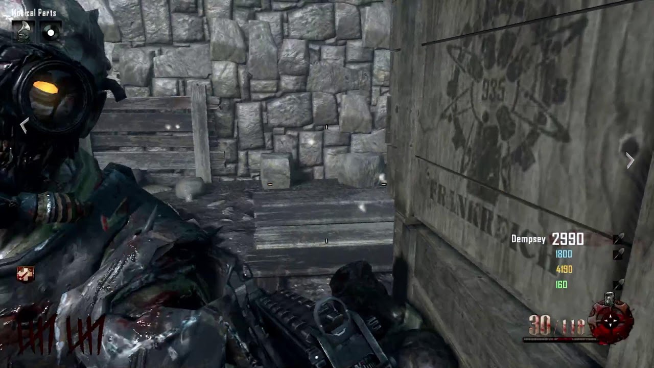 Playing Zombies on Origins on Black Ops 2 (Online)