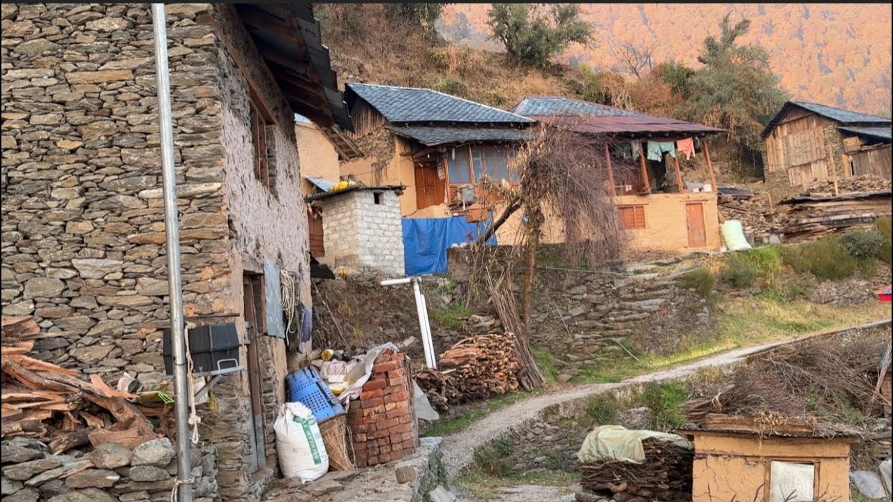 आज हम पहुँच गए अपने पहाड़ो वाले घर पर….