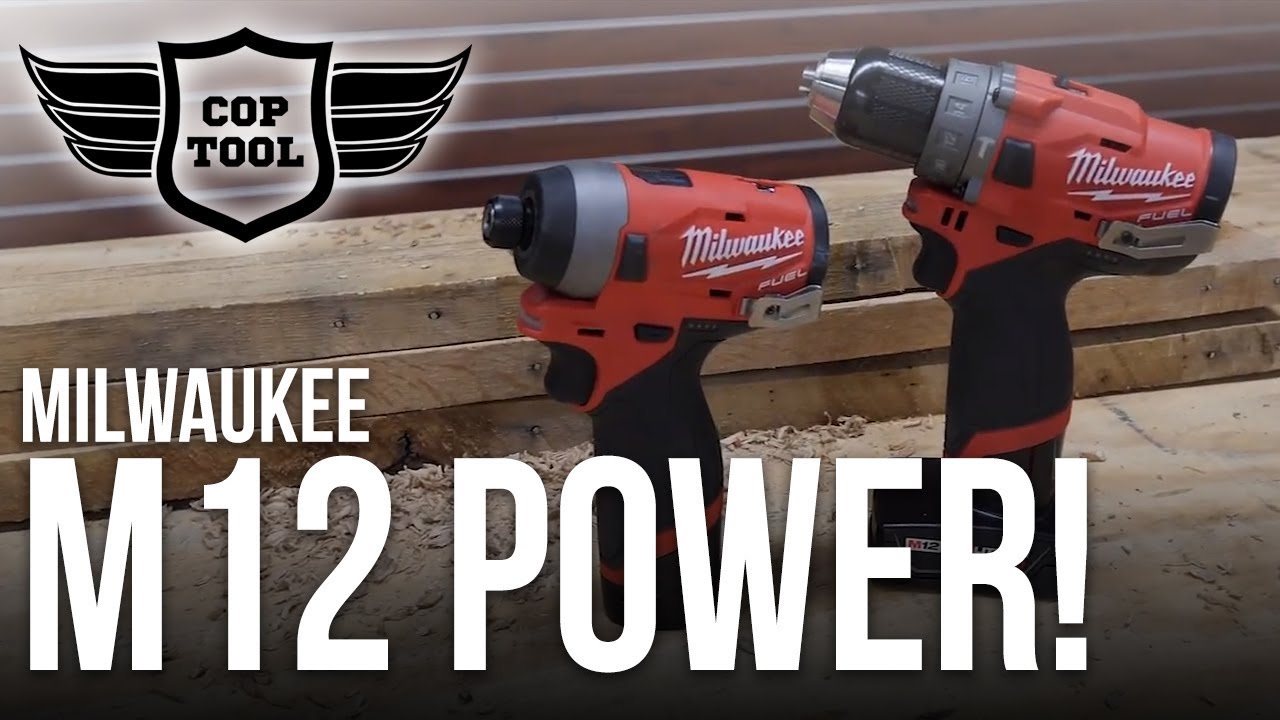 Milwaukee M12 FUEL Impact & Hammer Drill (Gen 2) Combo Kit 2598-22