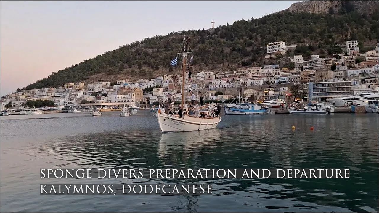 ΤΟ ΠΟΚΙΝΗΜΑ ΤΩΝ ΣΦΟΥΓΓΑΡΑΔΩΝ - ΚΑΛΥΜΝΟΣ 2023 | Sponge Divers preparation and departure (Reenactment)