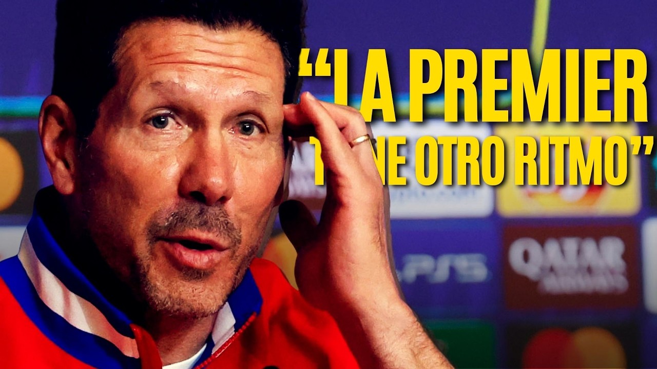 🔥 SIMEONE avisa antes del ATLÉTICO  - TOTTENHAM: “La PREMIER tiene un ritmo superior” | CHAMPIONS