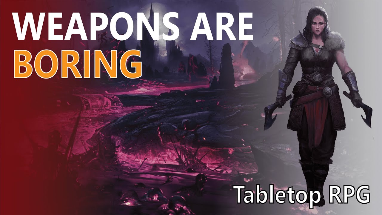 Tabletop RPG Weapon Design - DEMON ASCENDANTS