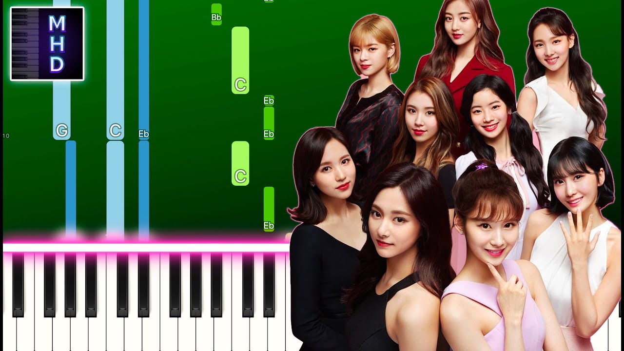 TWICE - OXYGEN (Piano Tutorial Easy)