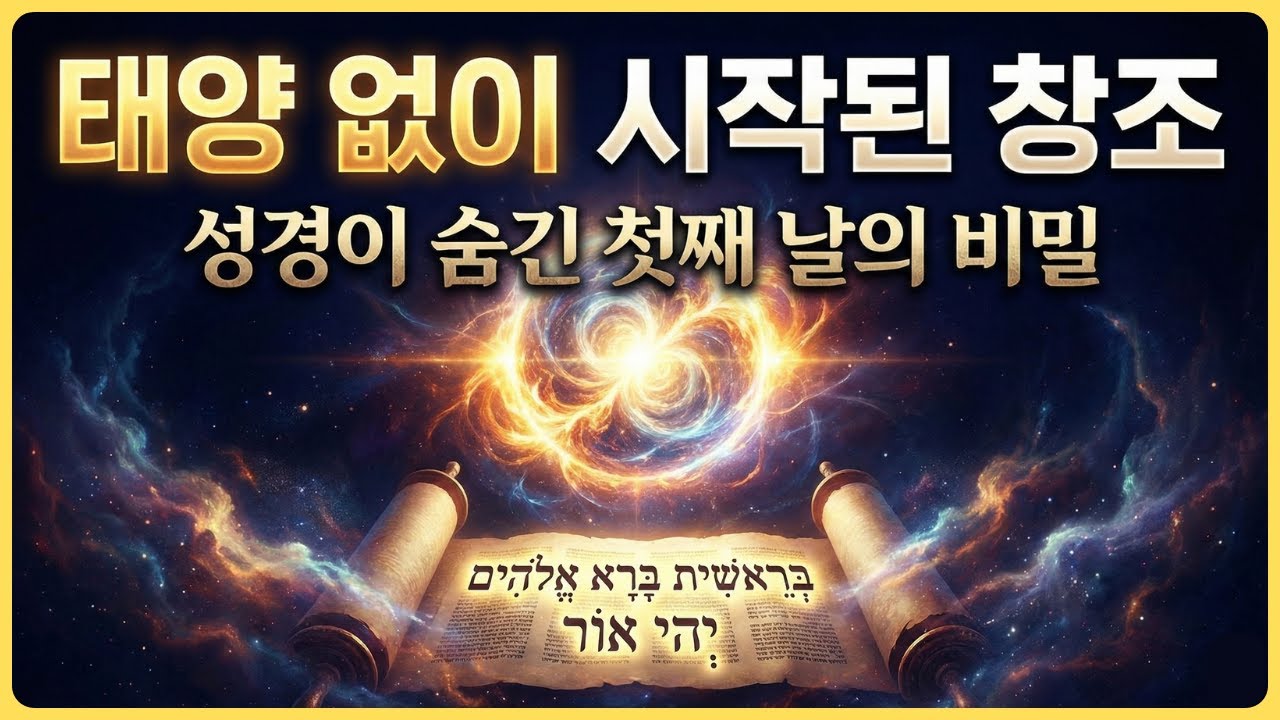 성경 창세기 미스터리: 태양 없이 시작된 하나님의 창조, 성경이 숨긴 '첫째 날'의 비밀ㅣ창세기 첫째 날 ‘빛’에 대한 해석 3가지