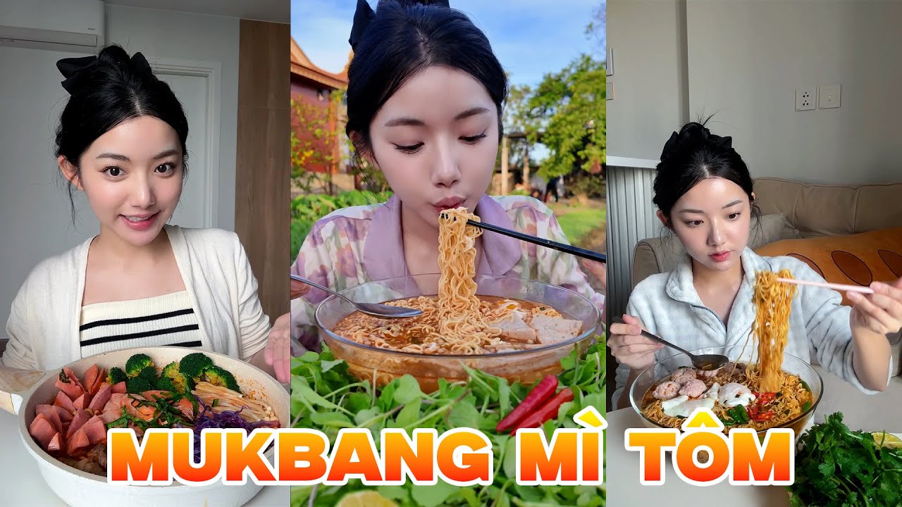 Tổng Hợp Video Mukbang Mì Tôm 🍜 Chill Chill Thư Giãn | Mukbang Việt Nam