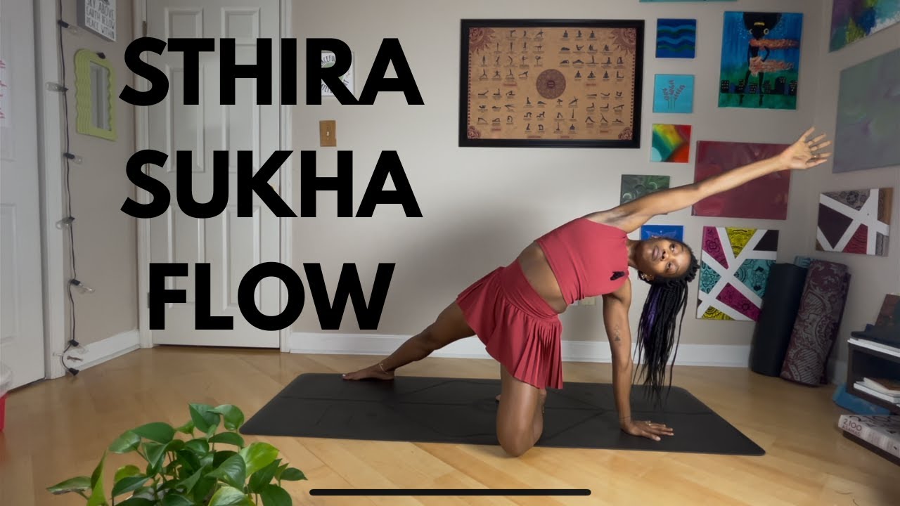 STHIRA SUKHA YOGA FLOW | SLOW FLOW YOGA| 15 MINUTE MINDFUL YOGA FLOW | ZEN BEND YOGA