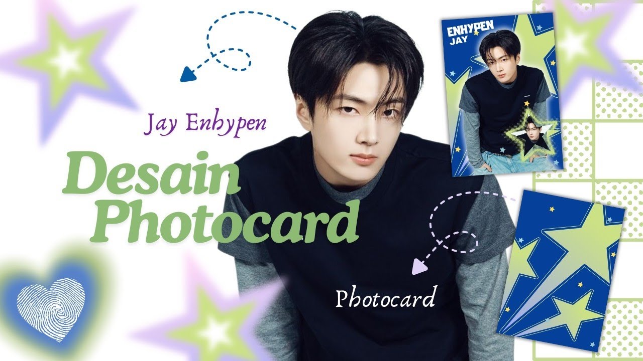 DIY K-Pop Photocard 2 Sides ✨ Aesthetic Design Tutorial on Canva! Pakai HP?