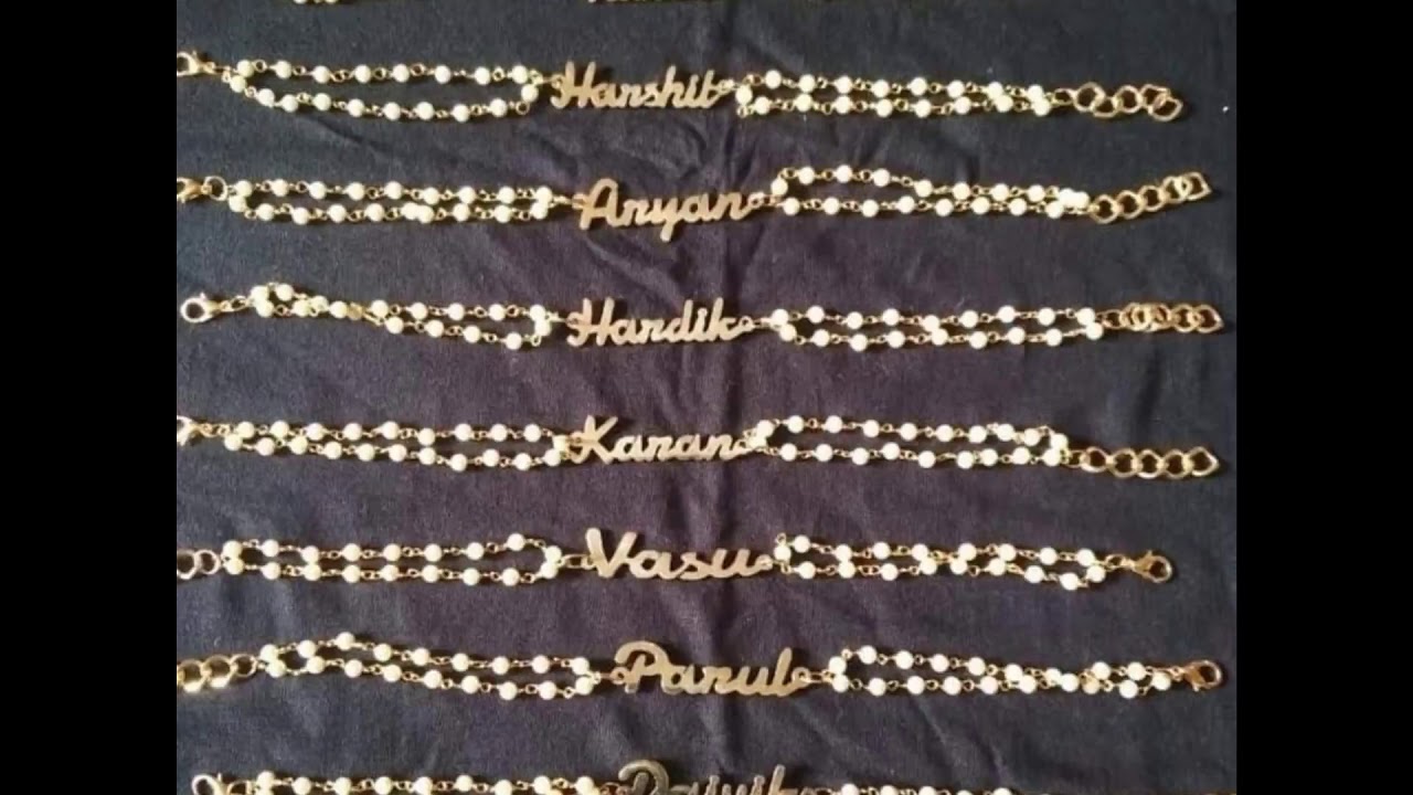 Name rakhi customized designs