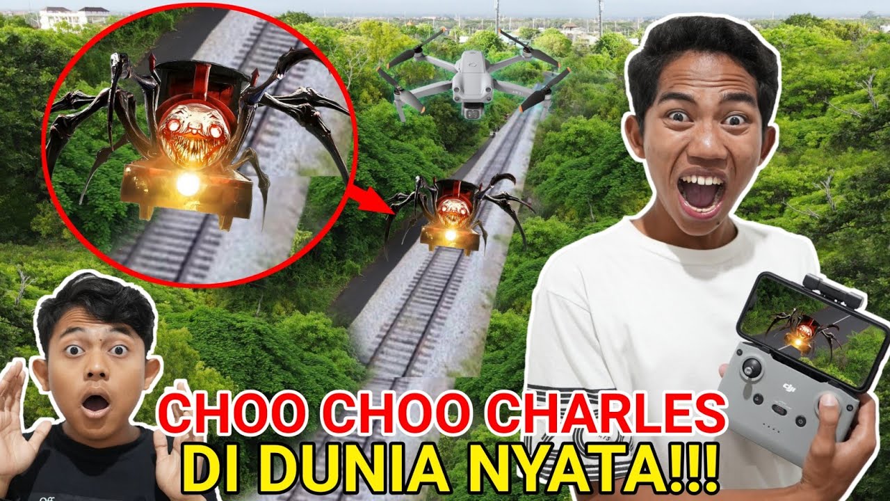 DRONE MENANGKAP NAMPAK KERETA CHO CHO CHARLES DI DUNIA NYATA?! | Mikael TubeHD