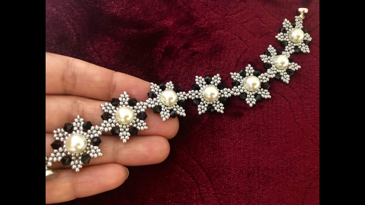 Petal Six Beaded Bracelet || DIY Beaded Bracelet || How to make Beaded Bracelet