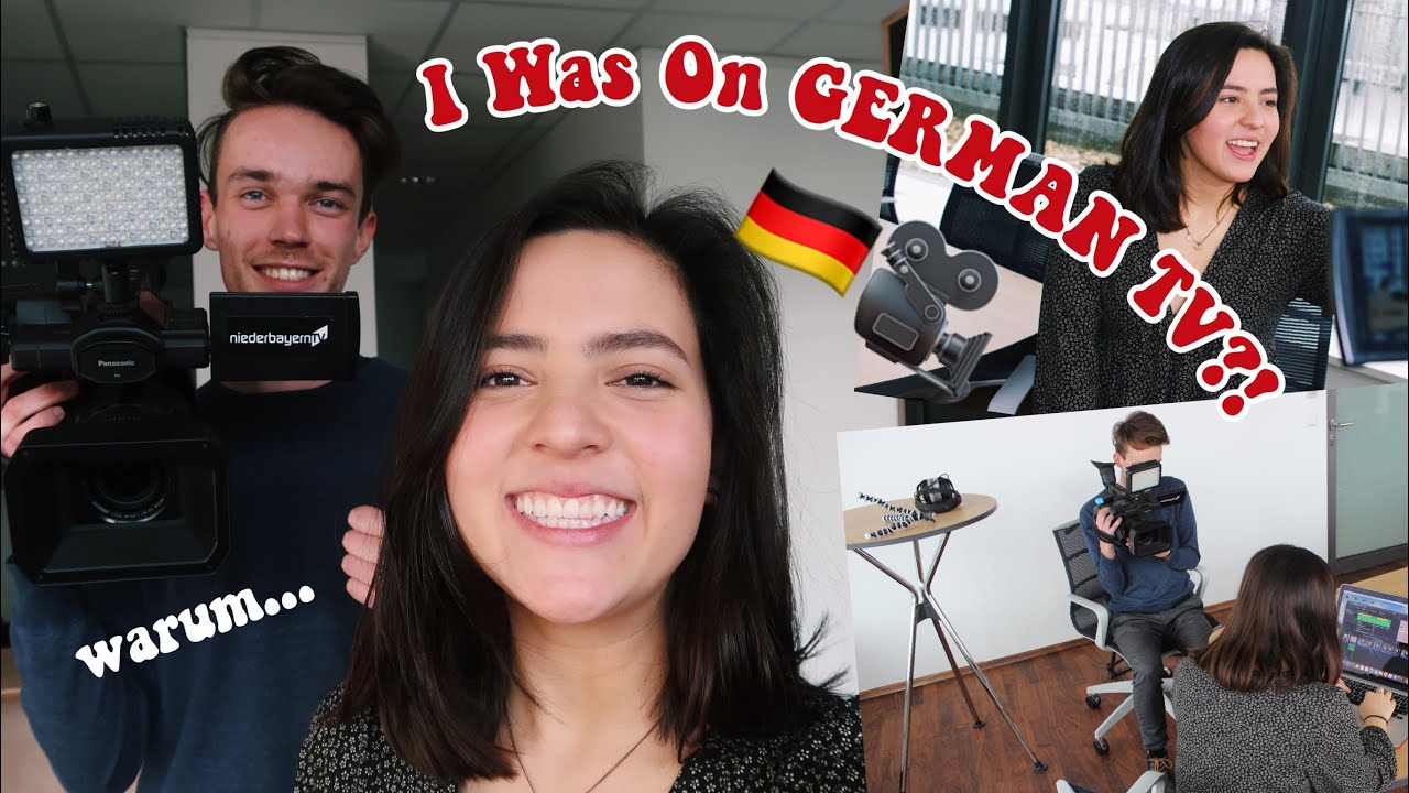 I was on GERMAN TV?! 😮📹🇩🇪