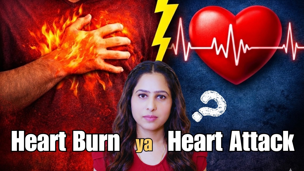 Heartburn Aur Heart Attack Mein Kya Farq Hai? Must Watch!