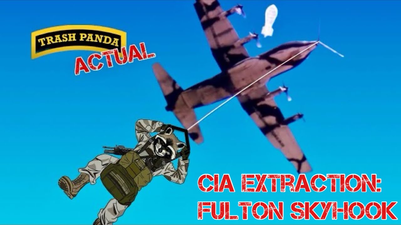 CIA EXTRACTION: FULTON SKYHOOK SURFACE TO AIR RECOVERY SYSTEM (James Bond, Green Berets, Batman)