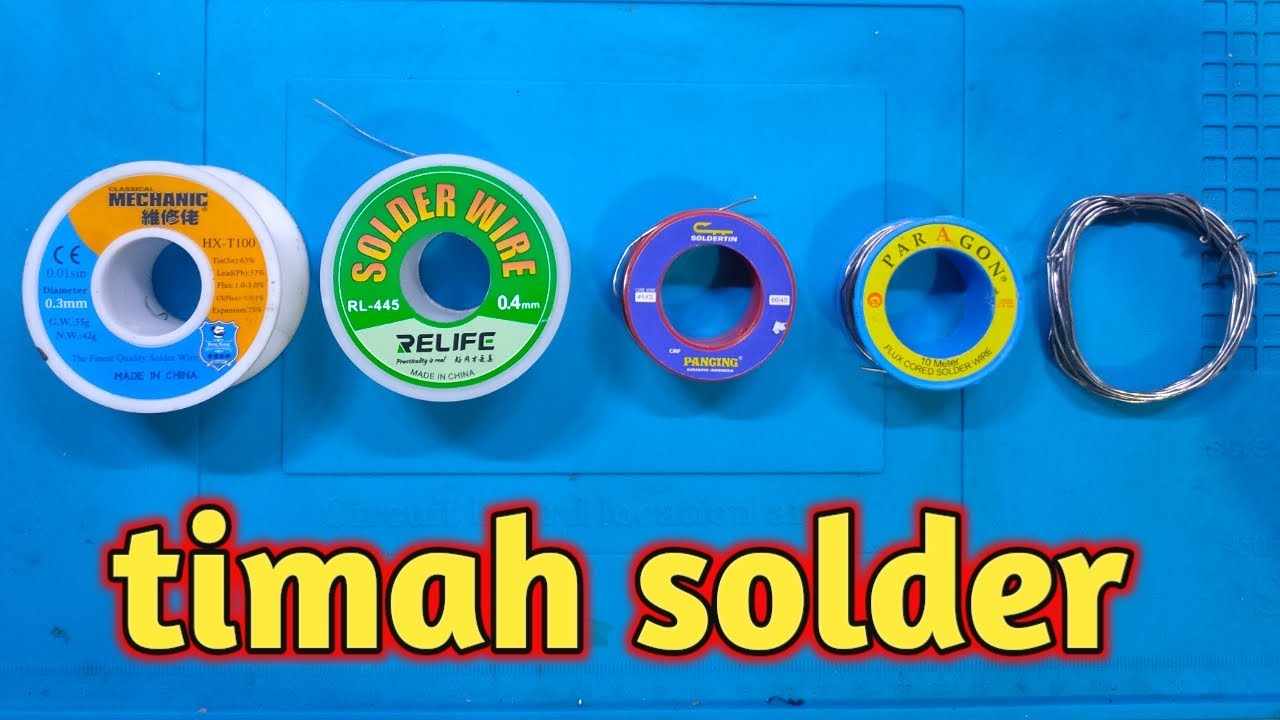 Tonton ini dari pada nyesel, review timah solder