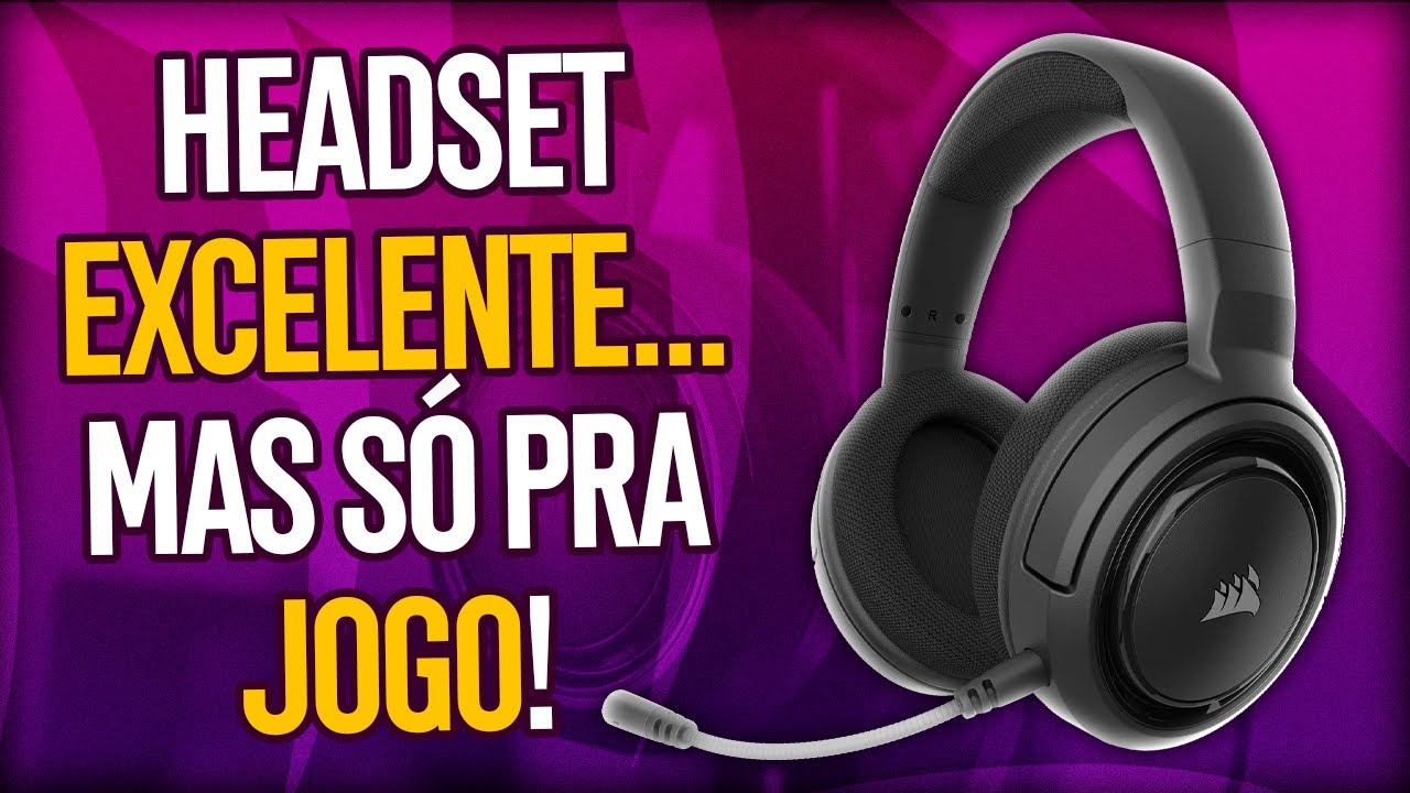VALE A PENA?!🤔🔥 HEADSET GAMER CORSAIR HS35 - CUSTO x BENEFÍCIO SÓ PARA JOGOS??
