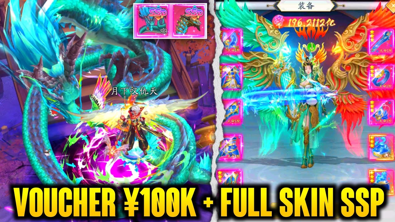 Сервер Demon God Idle MMO Buyout — пополнение 100 тыс. йен, ежедневно 6480 йен, полный скин SSP, ...