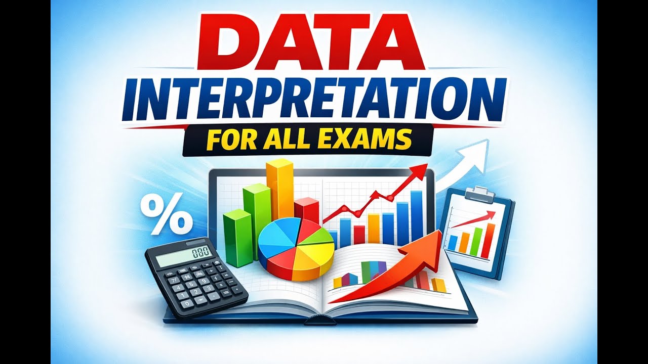 Data Interpretation for All Exams | Most Scoring Topic 🔥