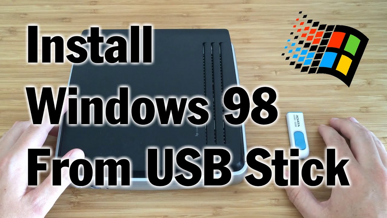 Как установить Windows 98 с USB-накопителя с помощью Easy2Boot – HP Compaq t5710