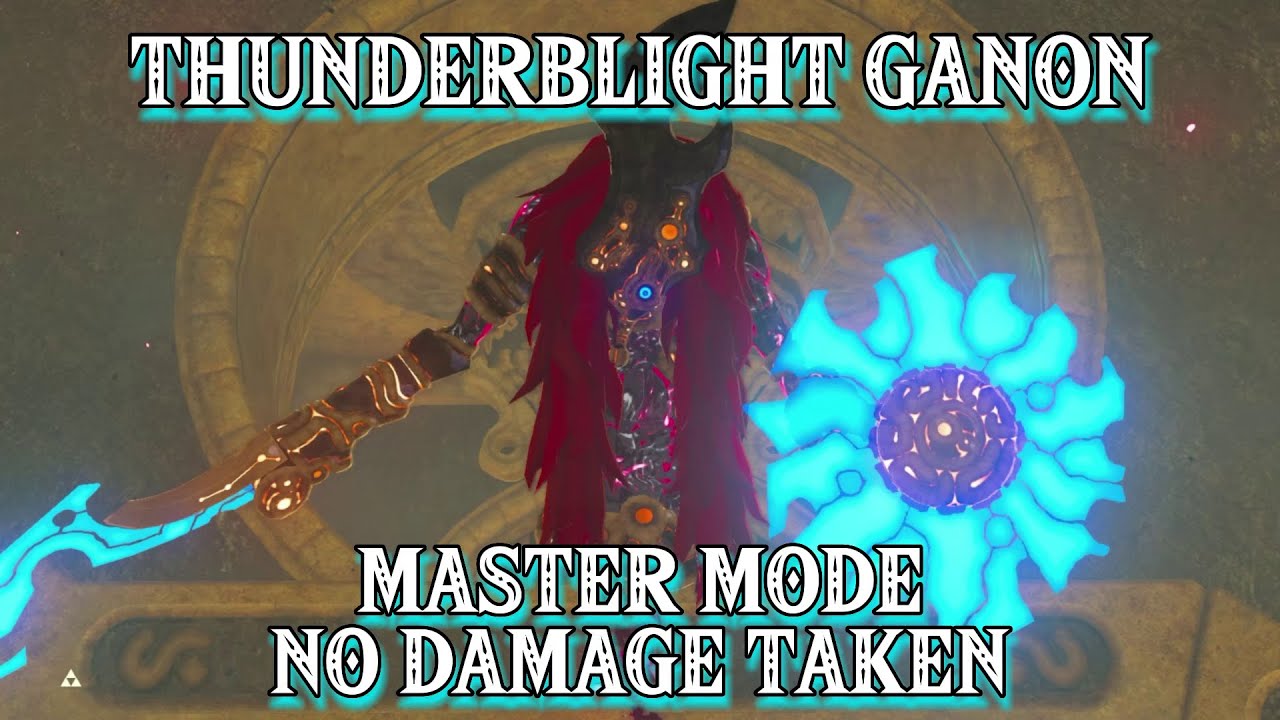 Thunderblight Ganon - NO DAMAGE - MASTER MODE | The Legend of Zelda: Breath of the Wild