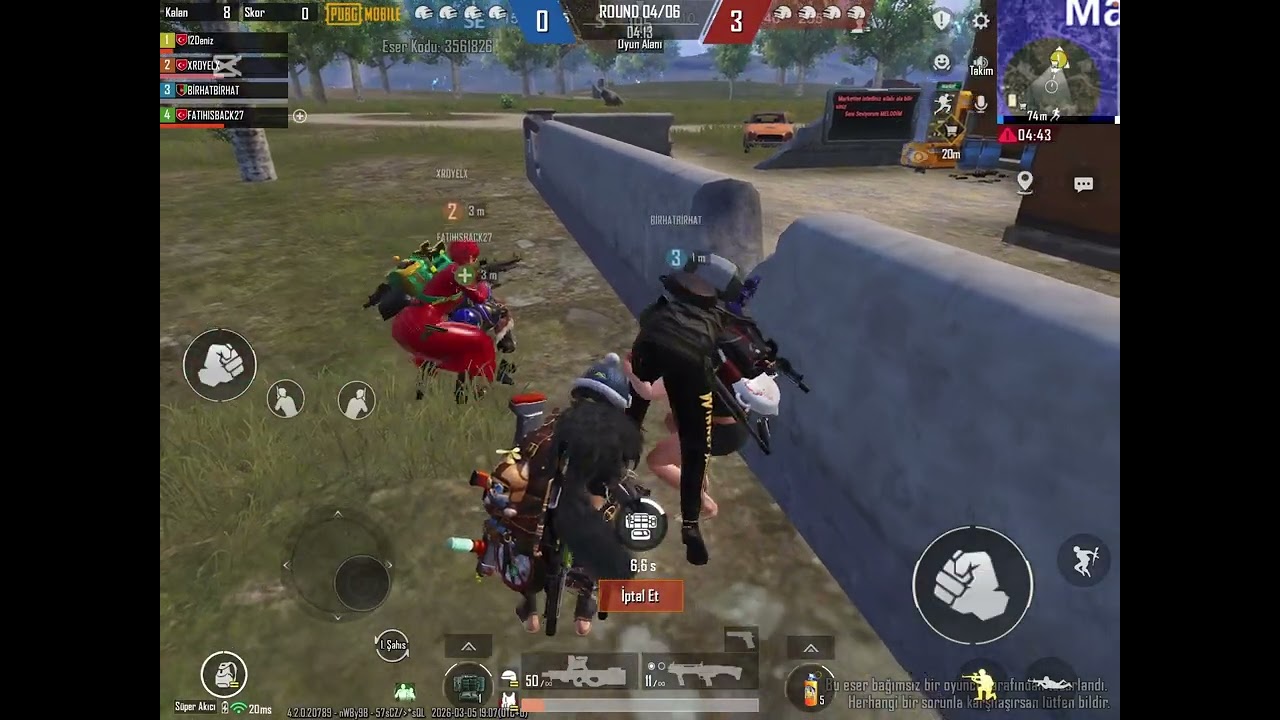 PUBG mobile  oynuyorum￼