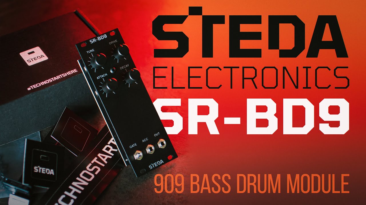 Steda SR-BD9 909 Bass Drum eurorack module || Modular DEMO