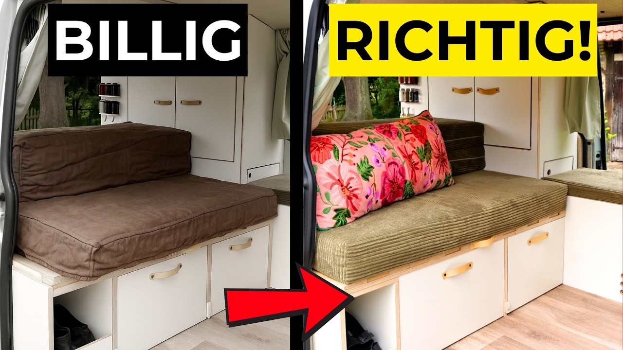 Die WAHRHEIT &uuml;ber Camper-Matratzen: Darum brauchst du unbedingt Ma&szlig;anfertigung