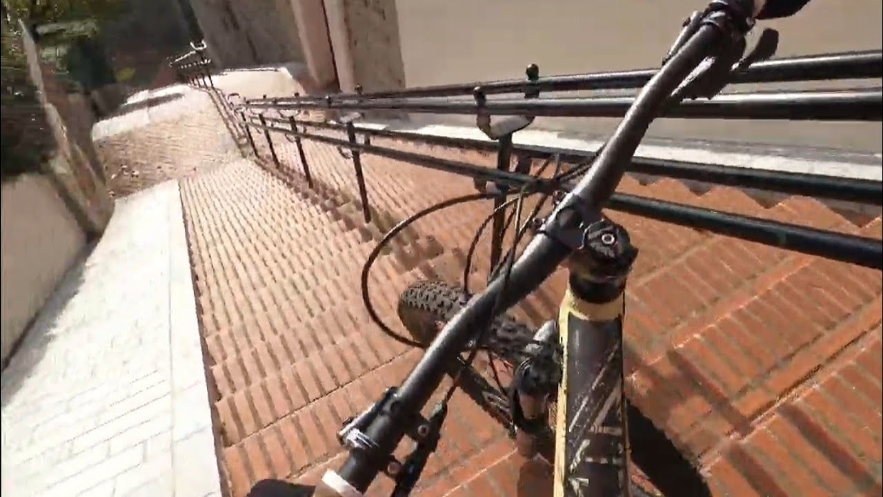 Les escaliers du Havre en VTT. le 14.11.2020