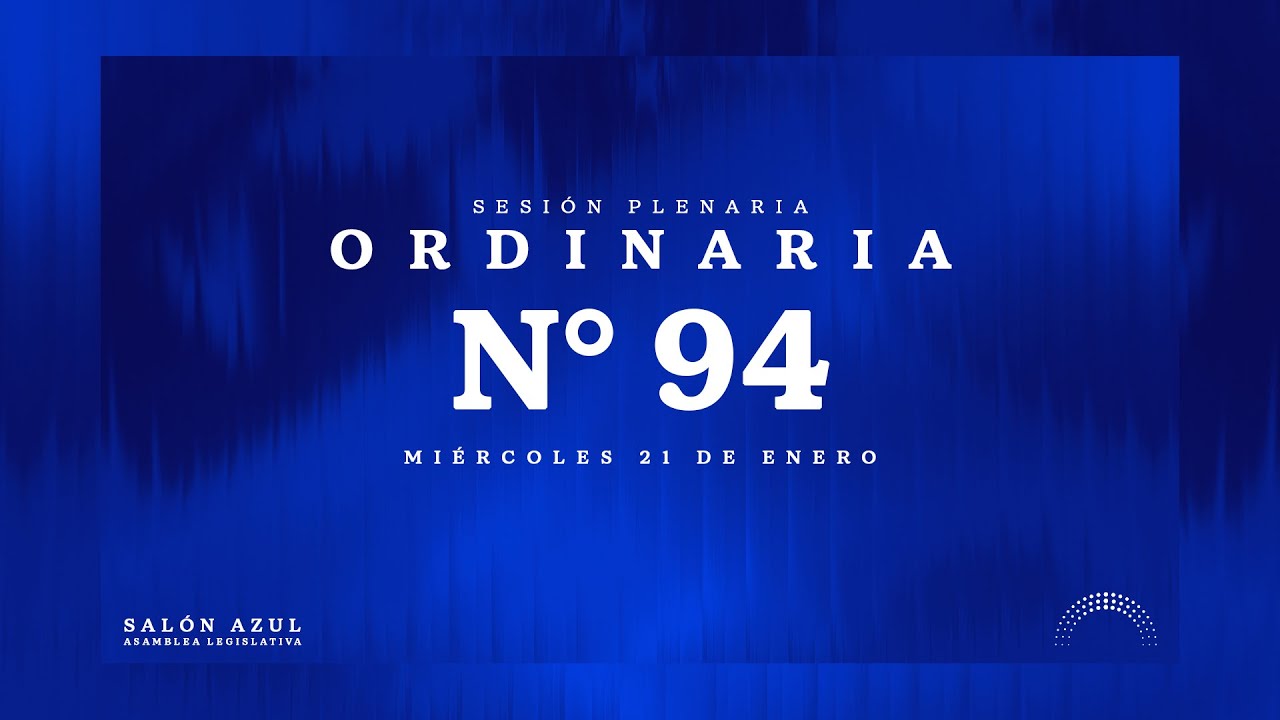 Sesión Plenaria Ordinaria Nº 94