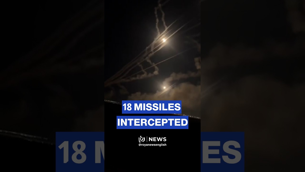 Jordan intercepts 18 ballistic missiles