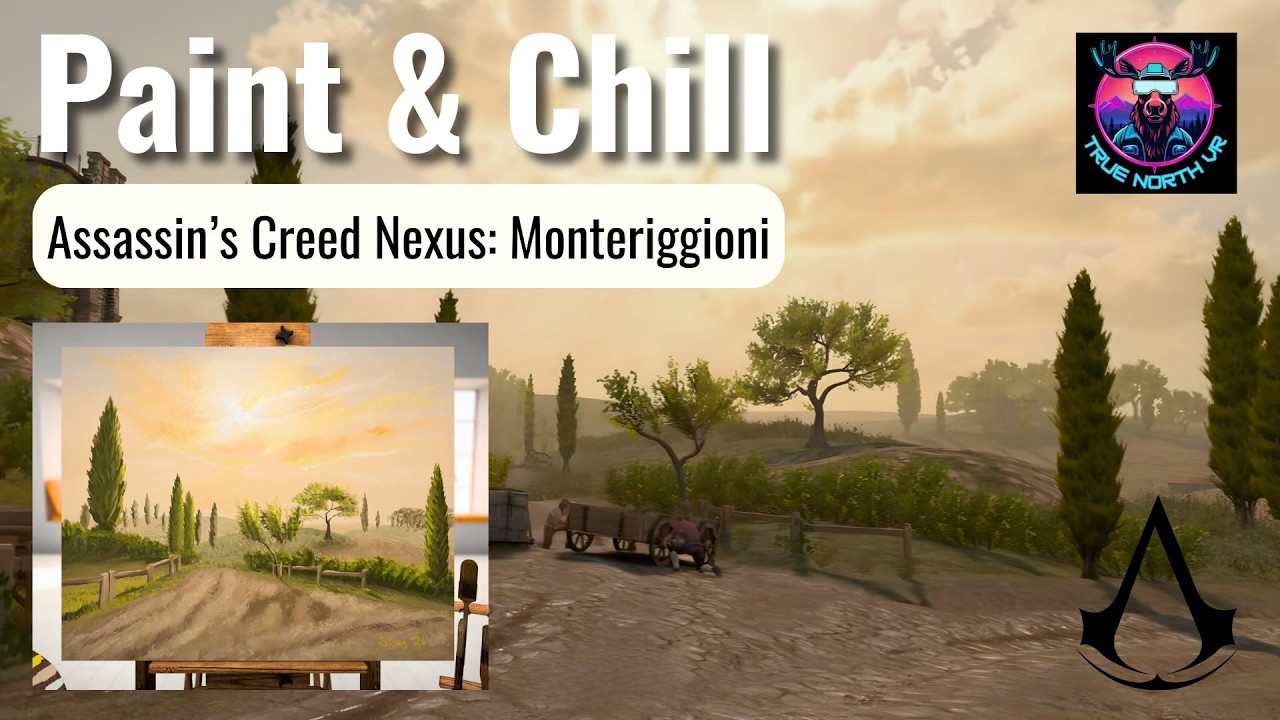 Painting Assassin's Creed in VR | Paint & Chill | Monteriggioni | Full Tutorial on Vermillion