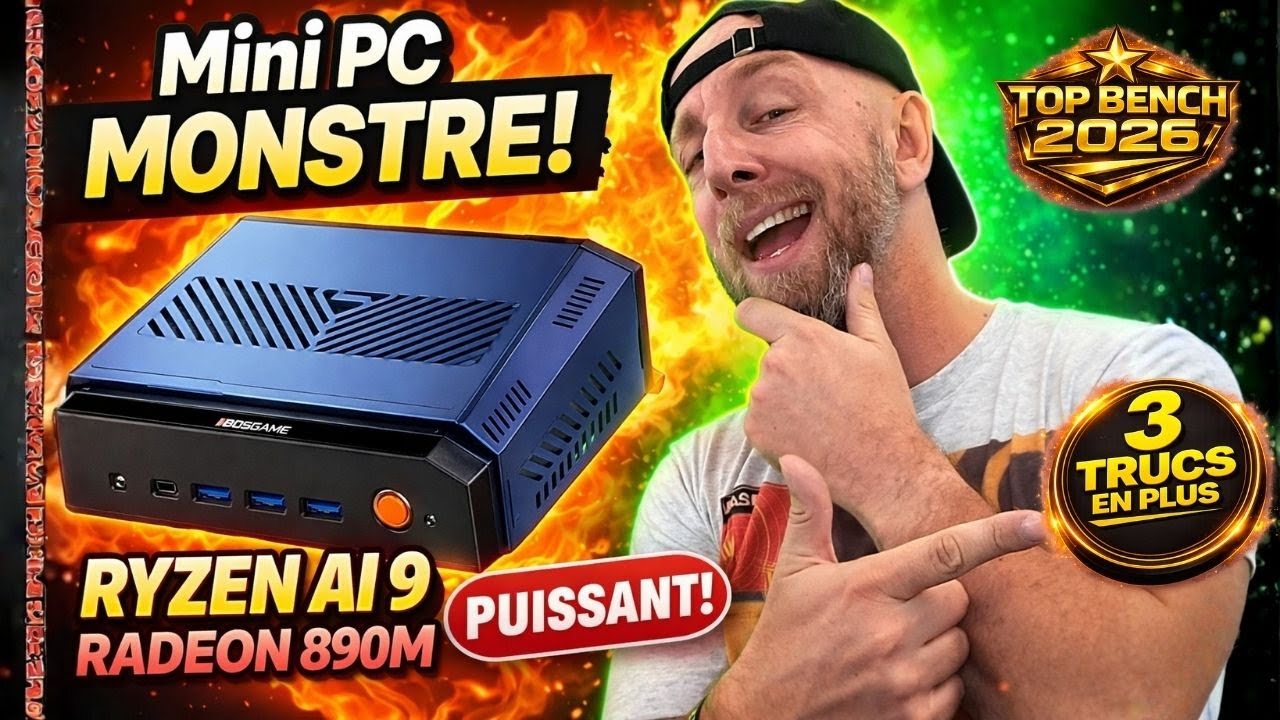 BOSGAME M6 : ce mini PC HX370 AI Radeon 890M a 3 vrais atouts et domine mes benchmarks