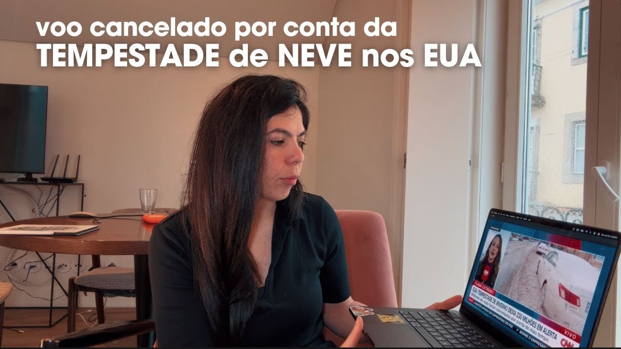 Meu voo da TAP de Lisboa pra Nova York foi CANCELADO por conta da TEMPESTADE DE NEVE